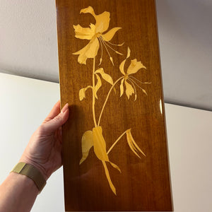 Intarsienbild Blumen