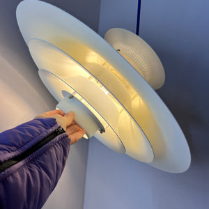 Lamellenlampe weiß von Jeka