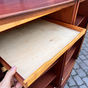 Schrank halbrund Teak aus Dänemark