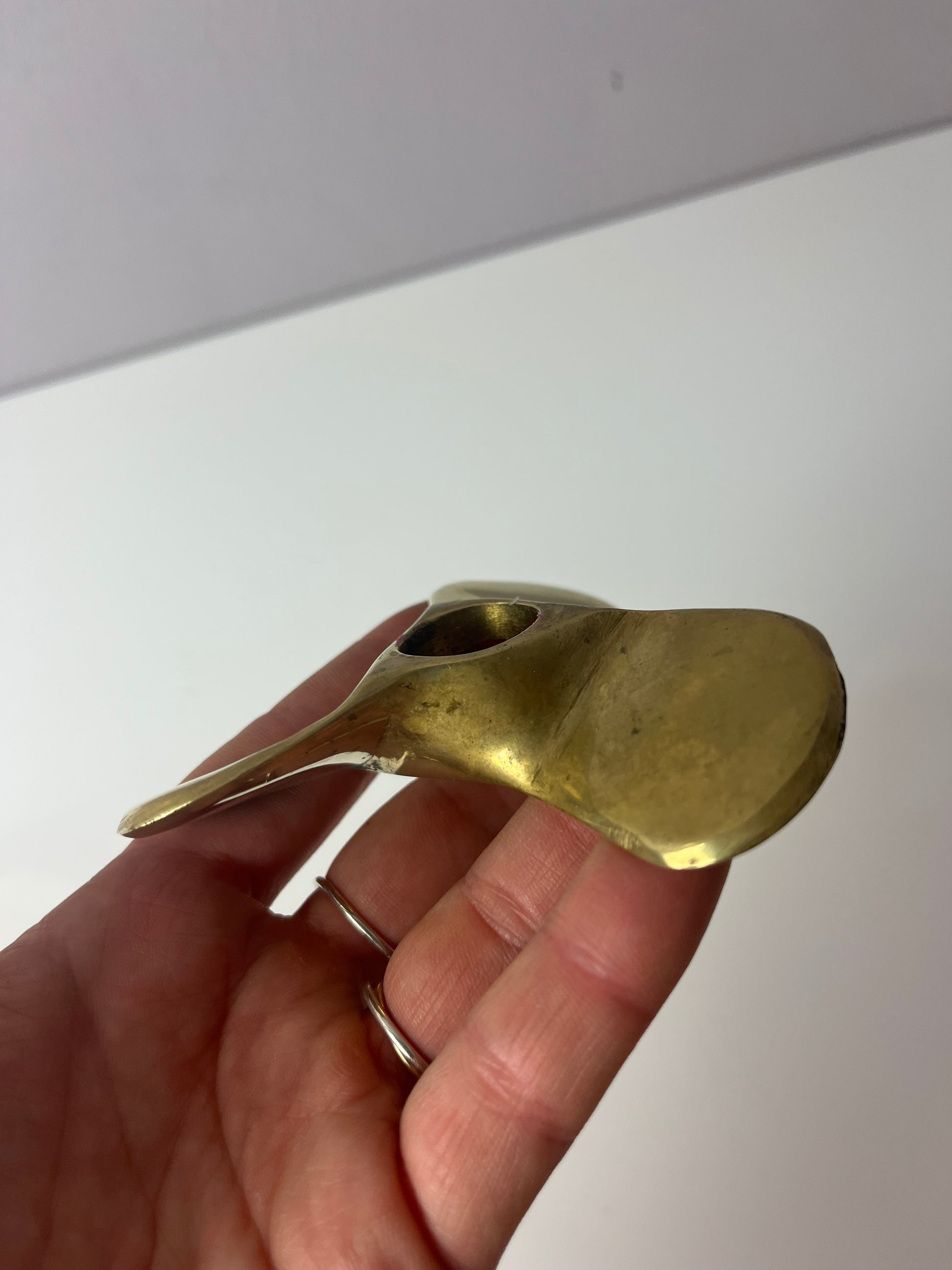 Kerzenständer Schiffsschraube Messing