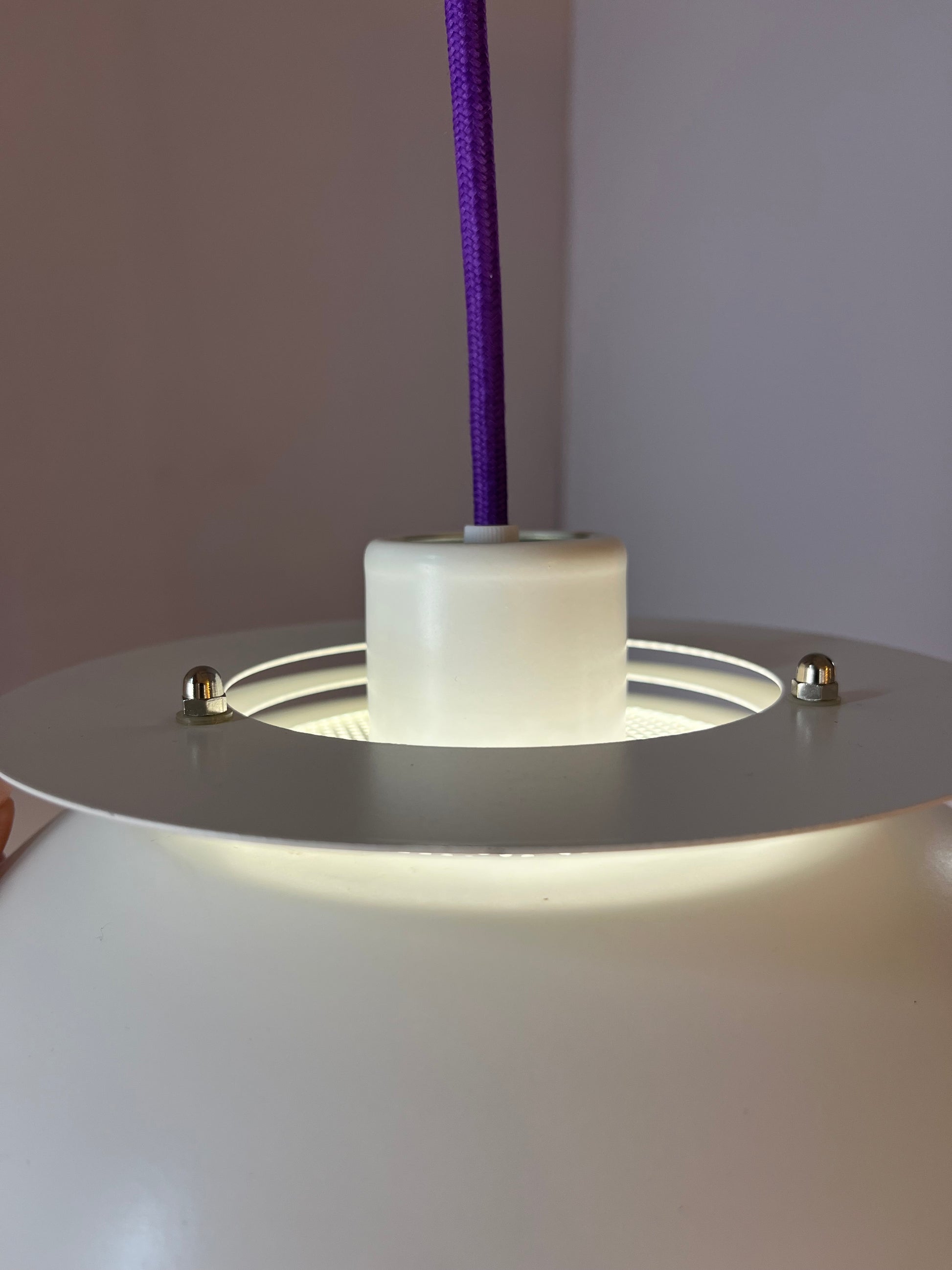 Lamellenlampe weiß aus Dänemark