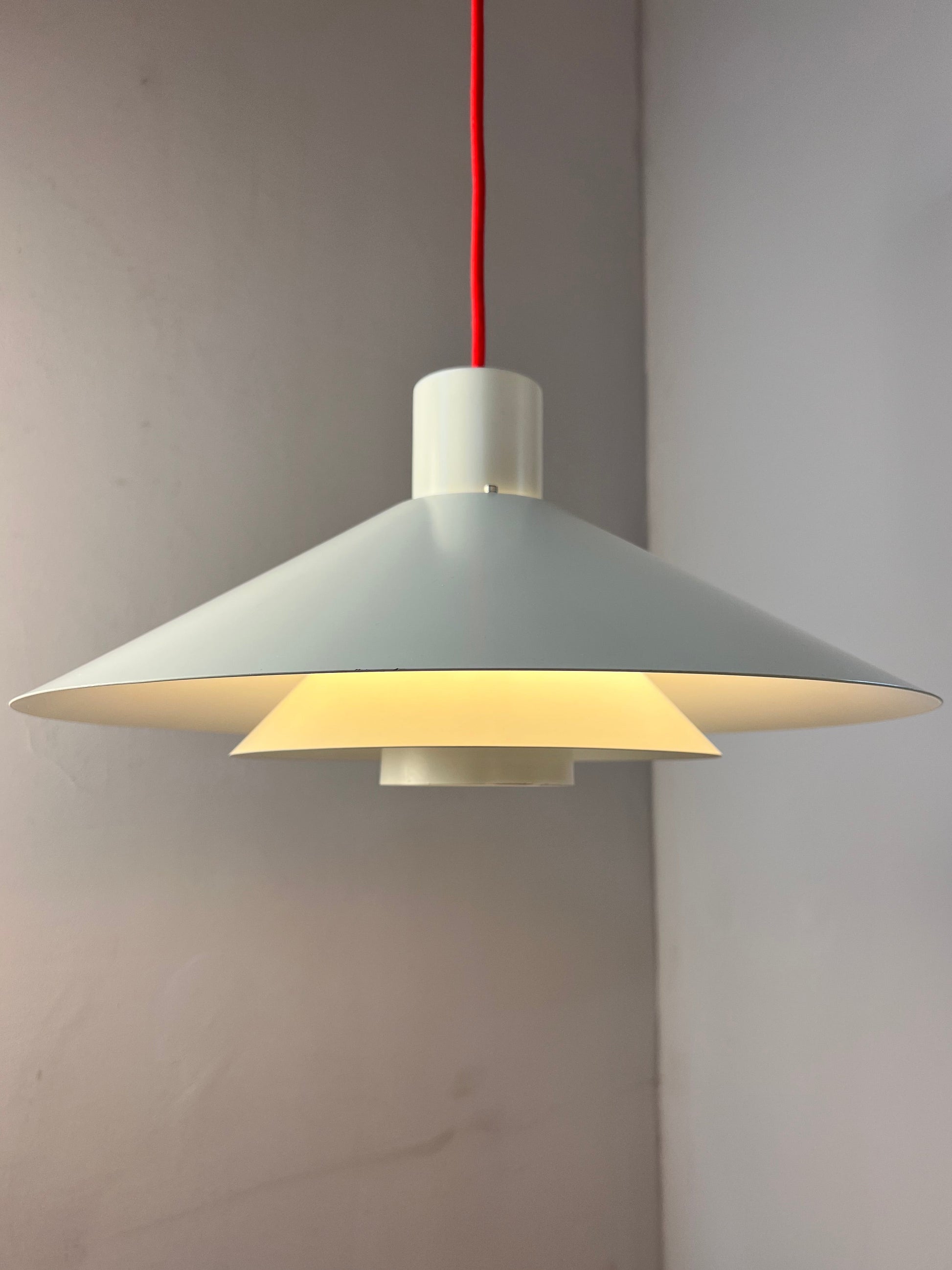 Lamellenlampe Trapez von Christian Hvidt für Nordisk Solar