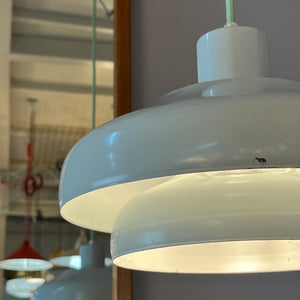 Lamellenlampe weiß aus Dänemark