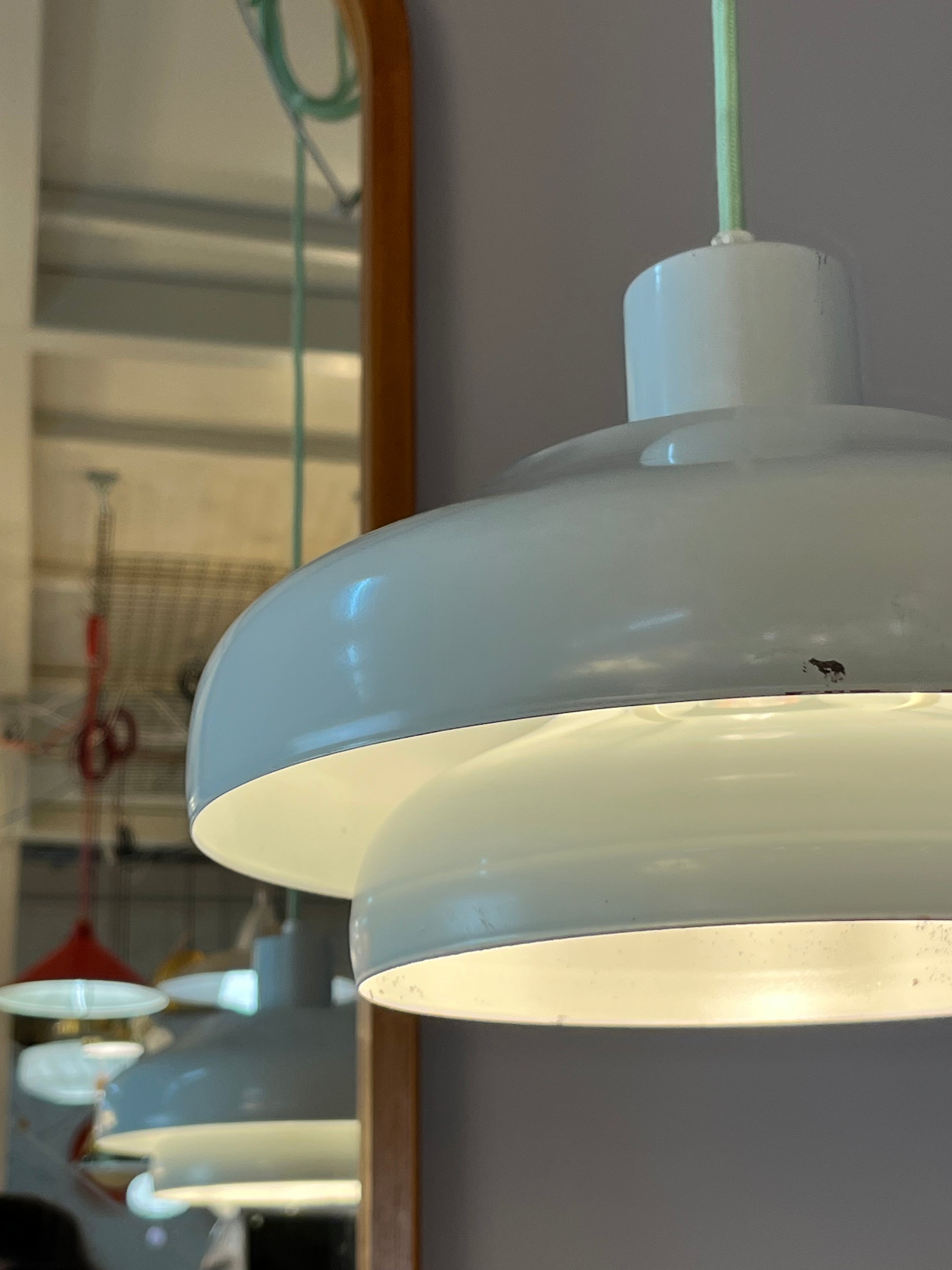 Lamellenlampe weiß aus Dänemark