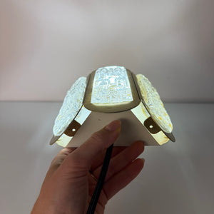 Wandlampe gold Glas von Vitrika