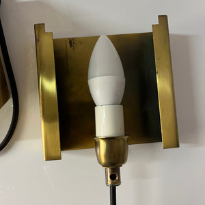 Set: 2x Wandlampe Kalmarlampet 17205 gold Messing Glas von Vitrika