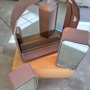 Set: Spiegelschrank rosa von Duscholux