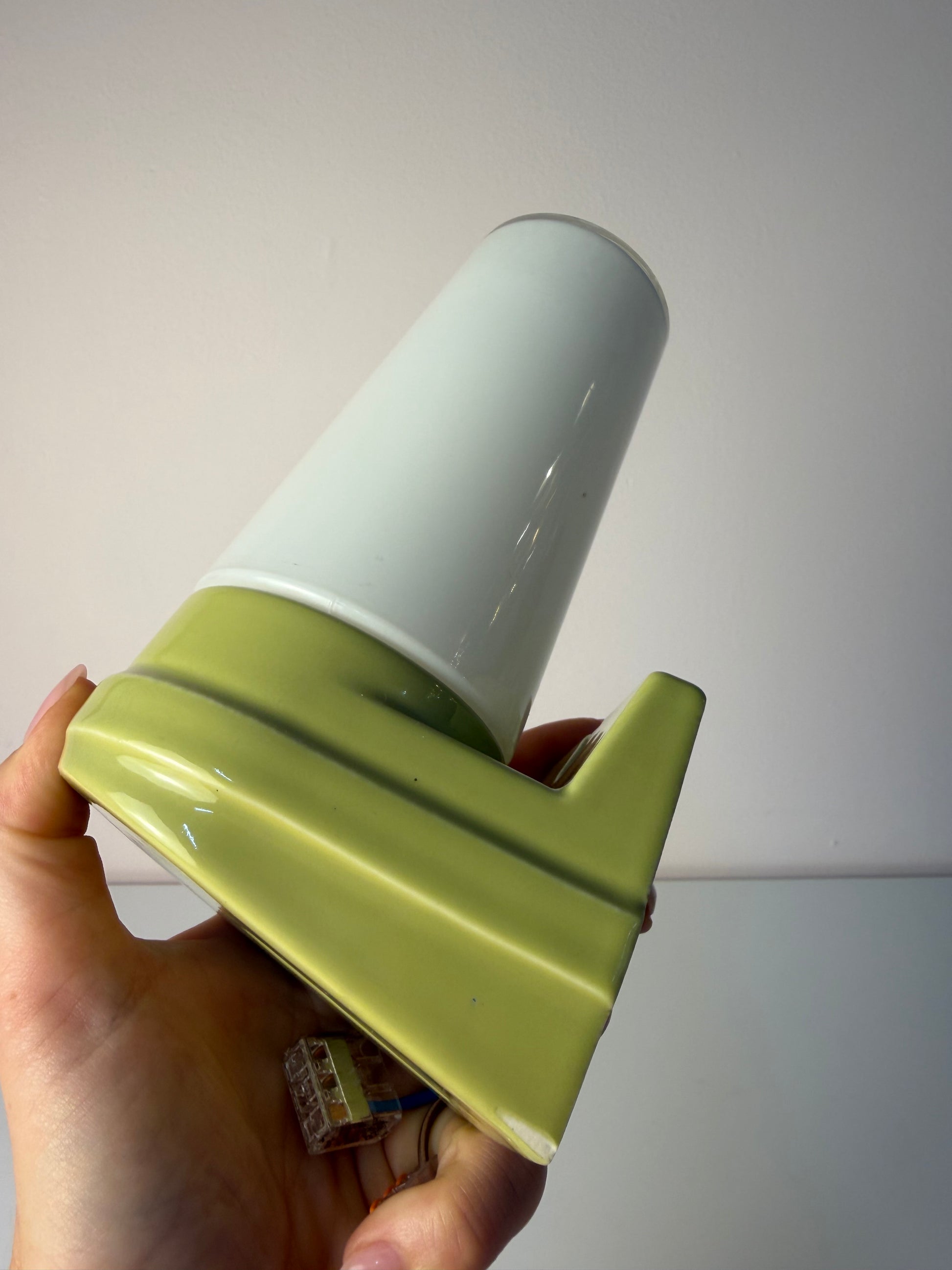 Wandlampe Modell 6080 mintgrün von Sigvard Bernadotte für Ifö