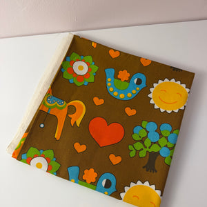 Stoff mit Kindermotiv 125 x 125 cm von dekoplus