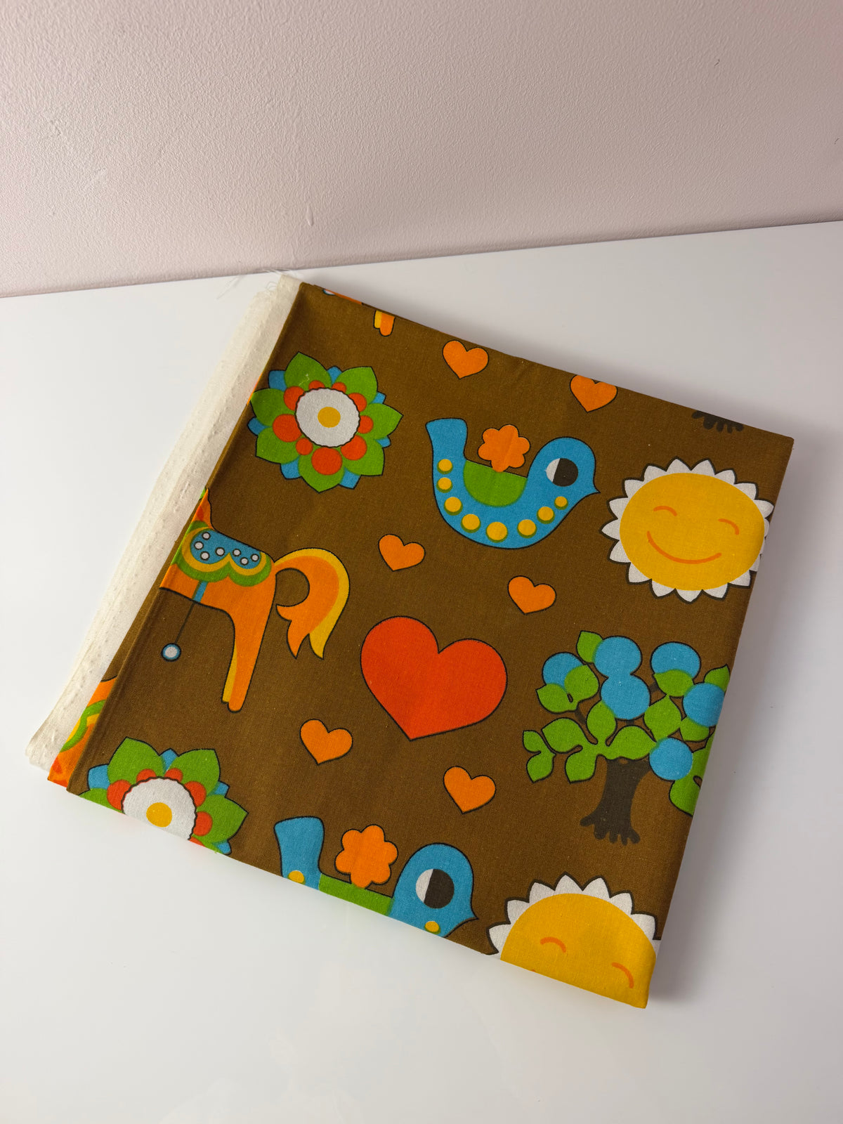 Stoff mit Kindermotiv 125 x 125 cm von dekoplus