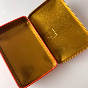 Metalldose rot blau von Leysieffer