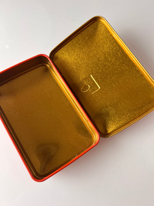 Metalldose rot blau von Leysieffer