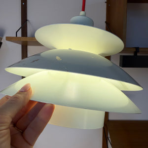 Lamellenlampe weiß aus Dänemark