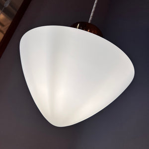 Hängelampe Opal & Kupfer Dänemark