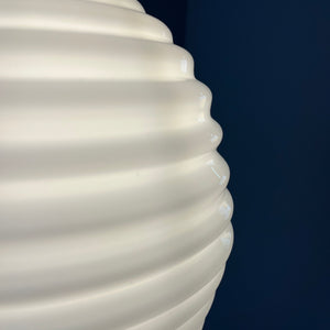 Hängelampe mint weiß Glas aus Dänemark