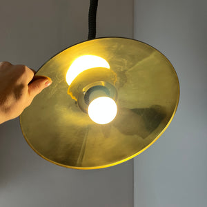 Hängelampe Messing höhenverstellbar