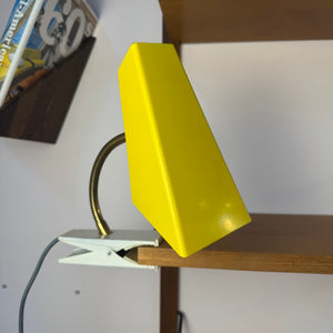 Klemmlampe gelb gold von HOSO (Hoffmeister & Sohn)