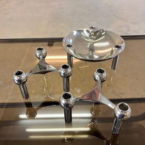 Set: 2 Kerzenständer und 1 Schale von Stoff & Nagel