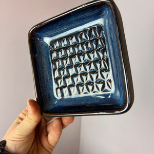 Schale 3337 blau von Einar Johansen für Søholm Keramik