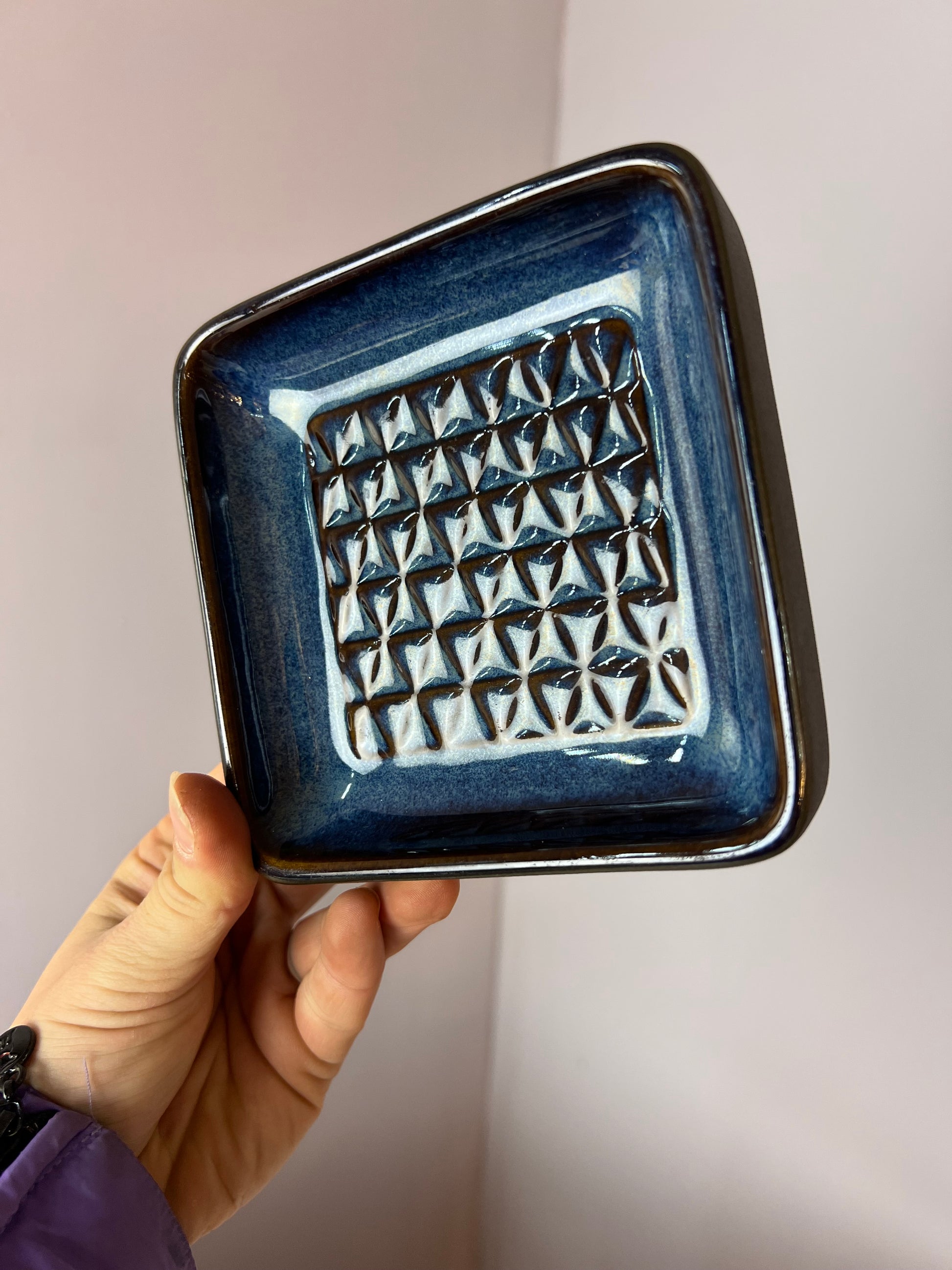 Schale 3337 blau von Einar Johansen für Søholm Keramik