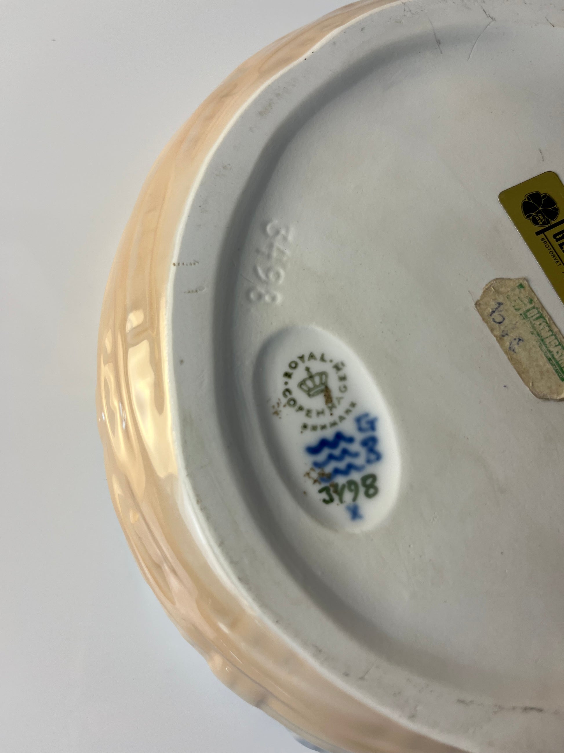 Schale Hummer Typ 3498 ∅ 19 cm von Erik Nielsen für Royal Copenhagen