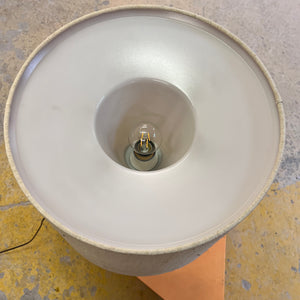 Tischlampe Teak & Rohseide von DOMUS