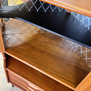 Eckschrank Teak mit Minibar aus Dänemark