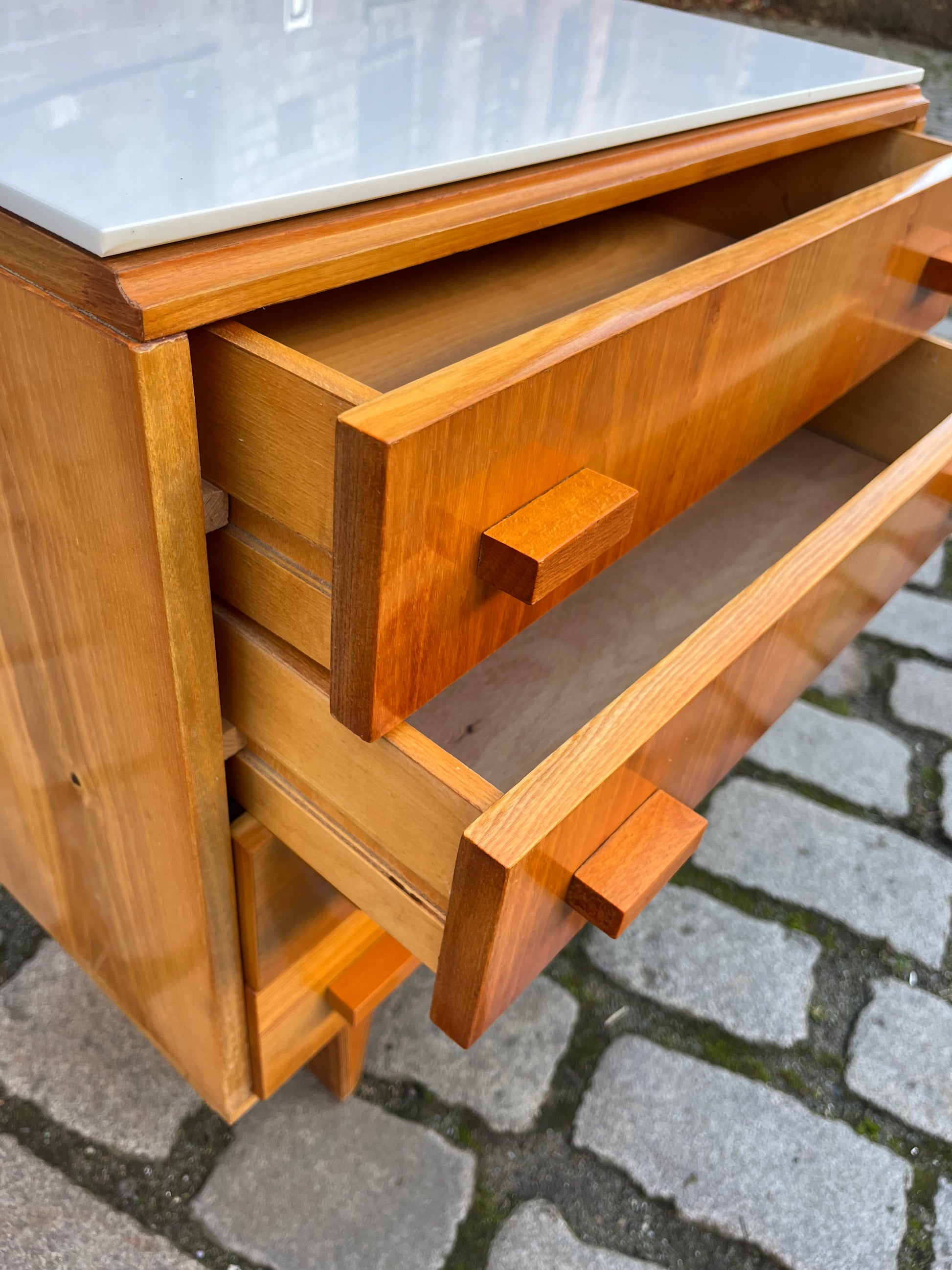 Set: 2 Nachttische von František Mezulánik für Nový Domov