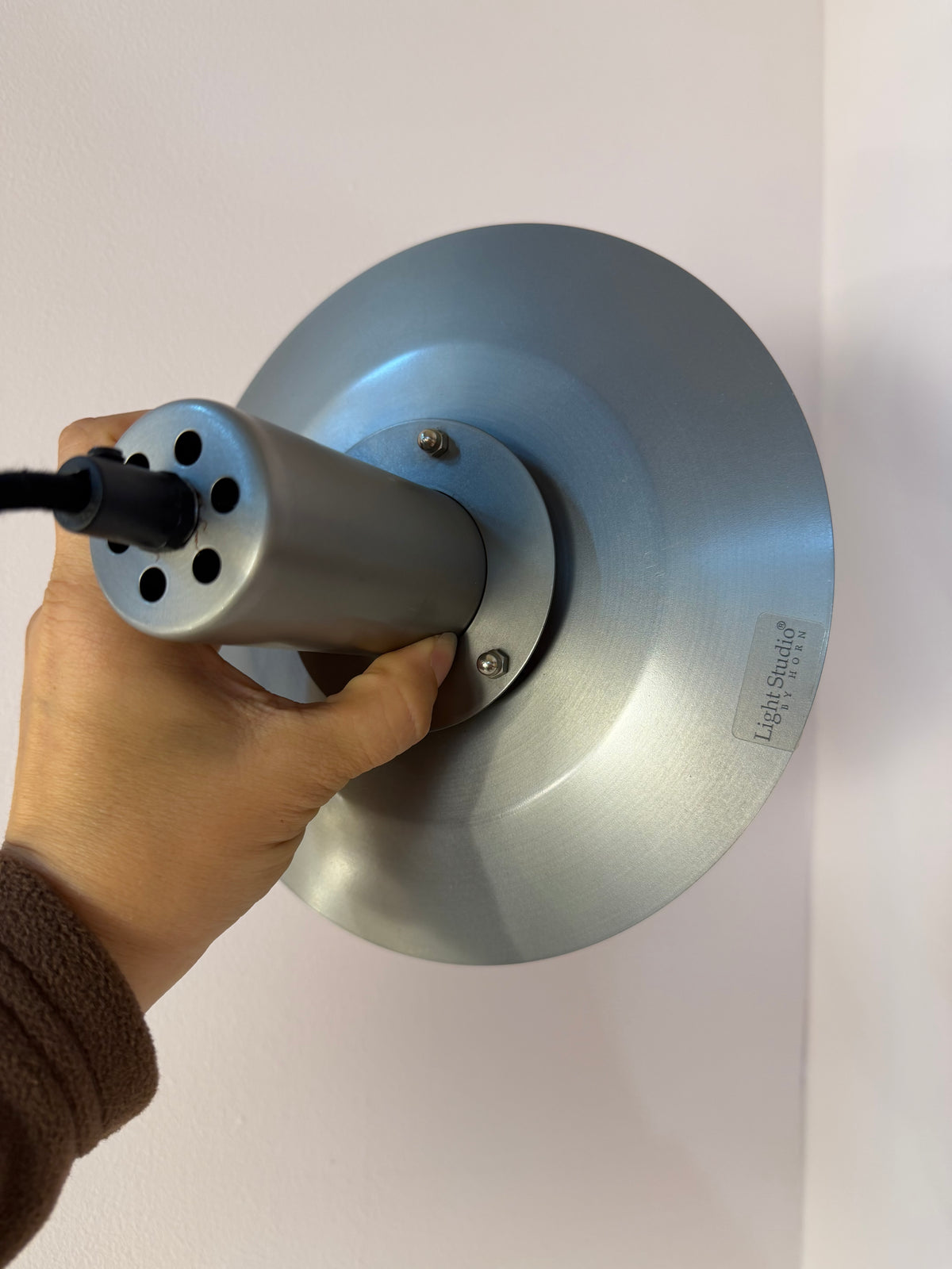 Lamellenlampe Serie Light Studio silber von Horn