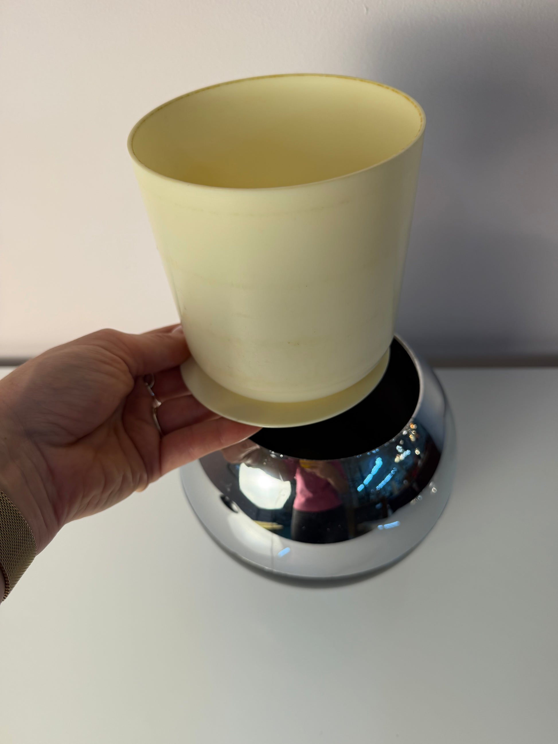 Kugel Eiskübel Chrom Kunststoff von Quist