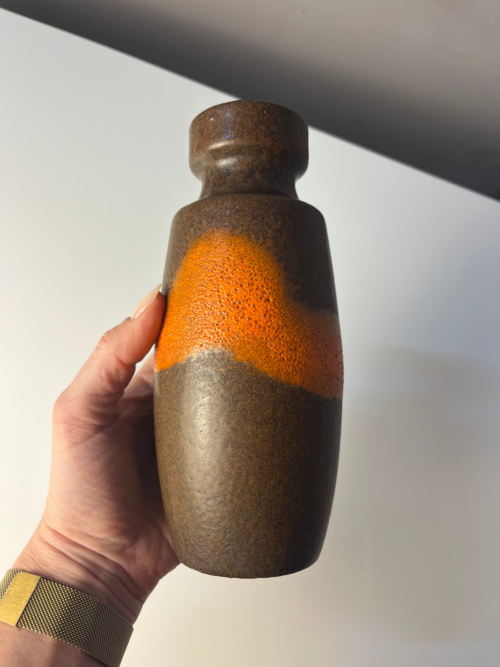 Vase 210-18 braun orange von Scheurich