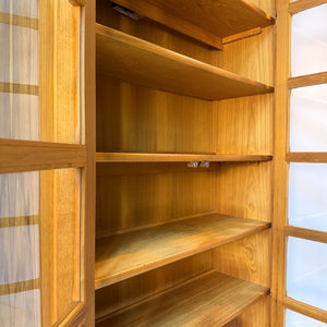 Rundbogen Vitrine Teak von Dyrlund