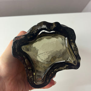 Bark Vase grau Glas von Margit Brandt