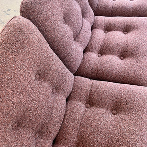 Set: Sofa mit Hocker mauve von Yngve Ekström für Swedese