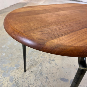 Esstisch Teak mit Metallbeinen von Niels Bach