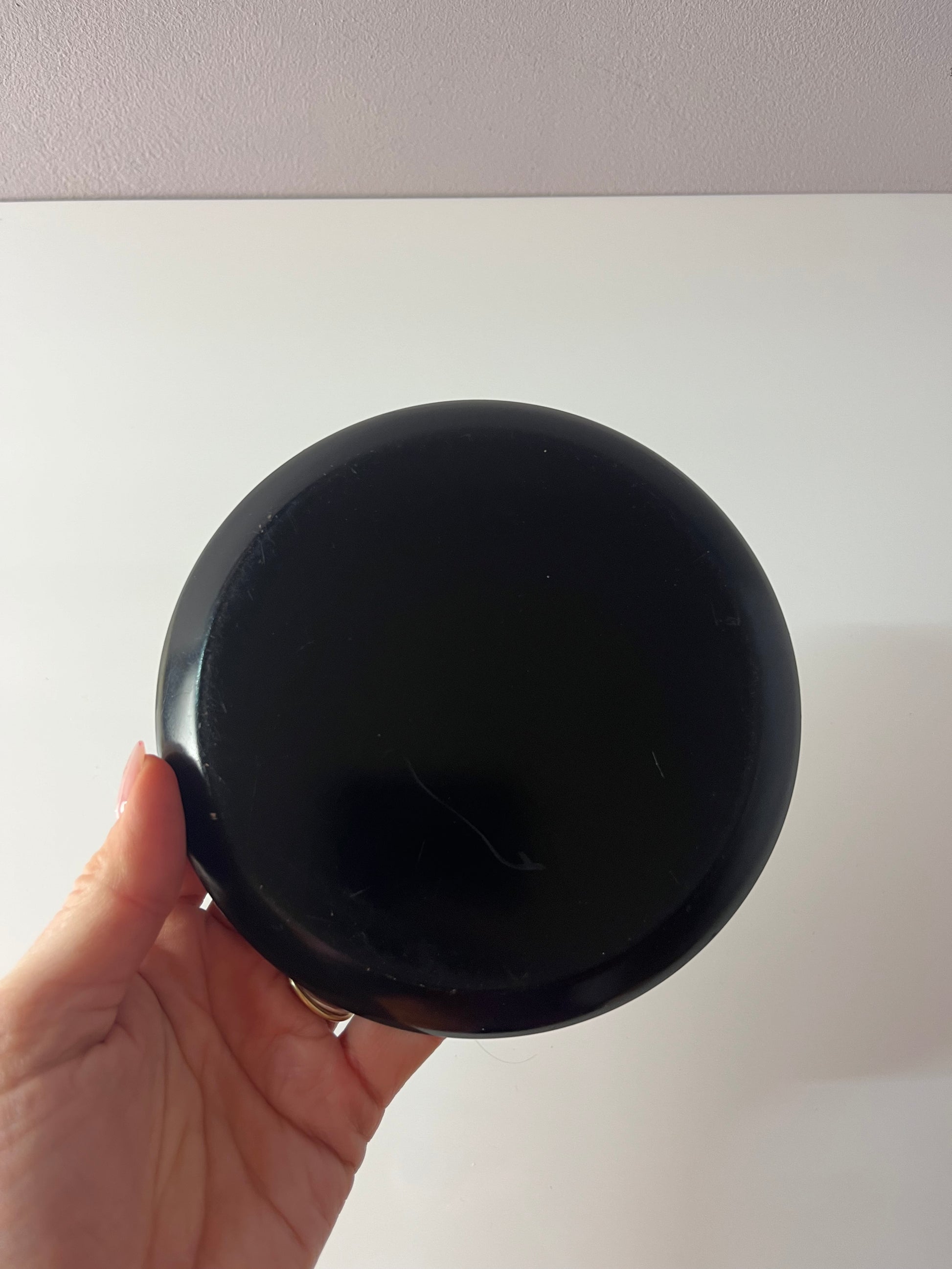 Schale blau rot Emaile