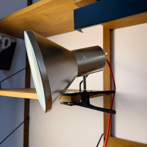 Klemmlampe silber aus Dänemark