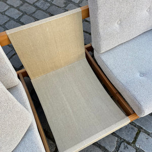 3-Sitzer Sofa beige grau Safari Style