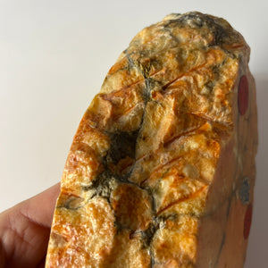 Aschenbecher gelb Alabaster aus Italien