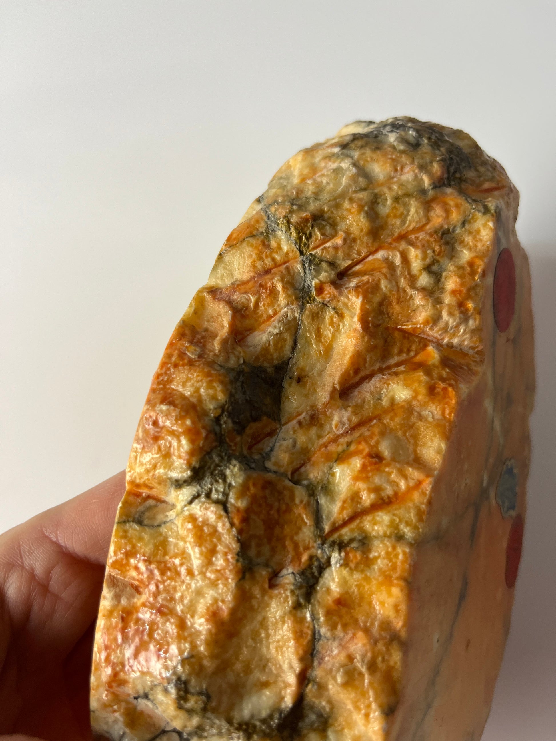 Aschenbecher gelb Alabaster aus Italien