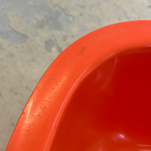 Multifunktionaler Kinderstuhl orange von Johannes Foersom & Peter Hiort Lorenzen für Cado