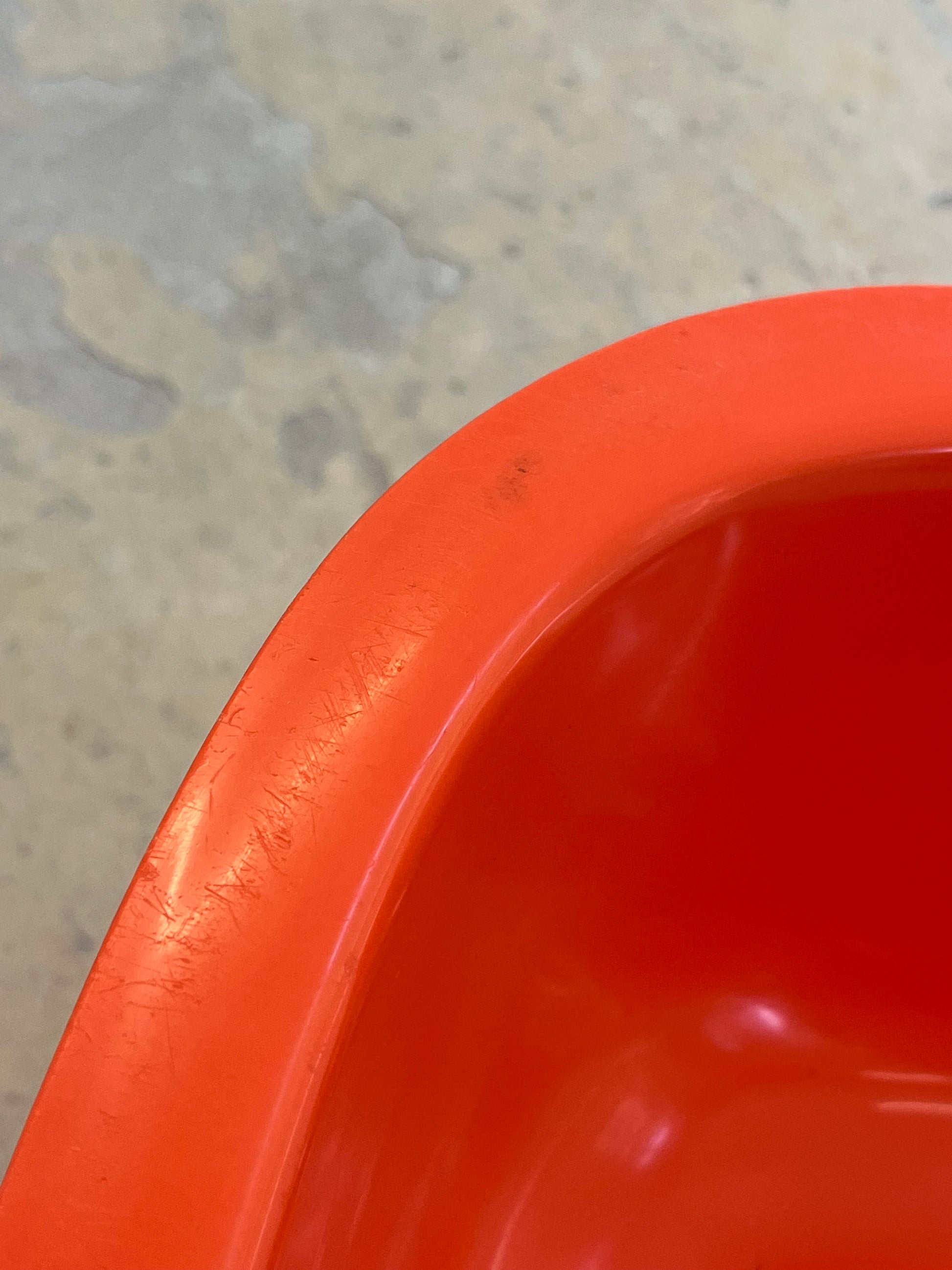 Multifunktionaler Kinderstuhl orange von Johannes Foersom & Peter Hiort Lorenzen für Cado