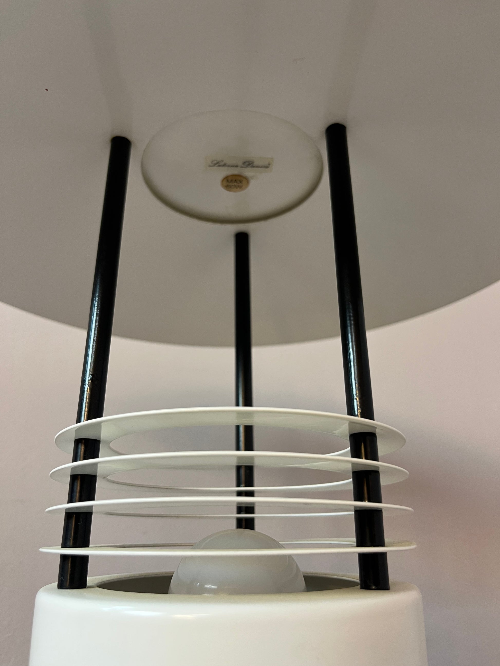 Tischlampe weiß Metall von Jørgen Buchwald  für Laterna Danica