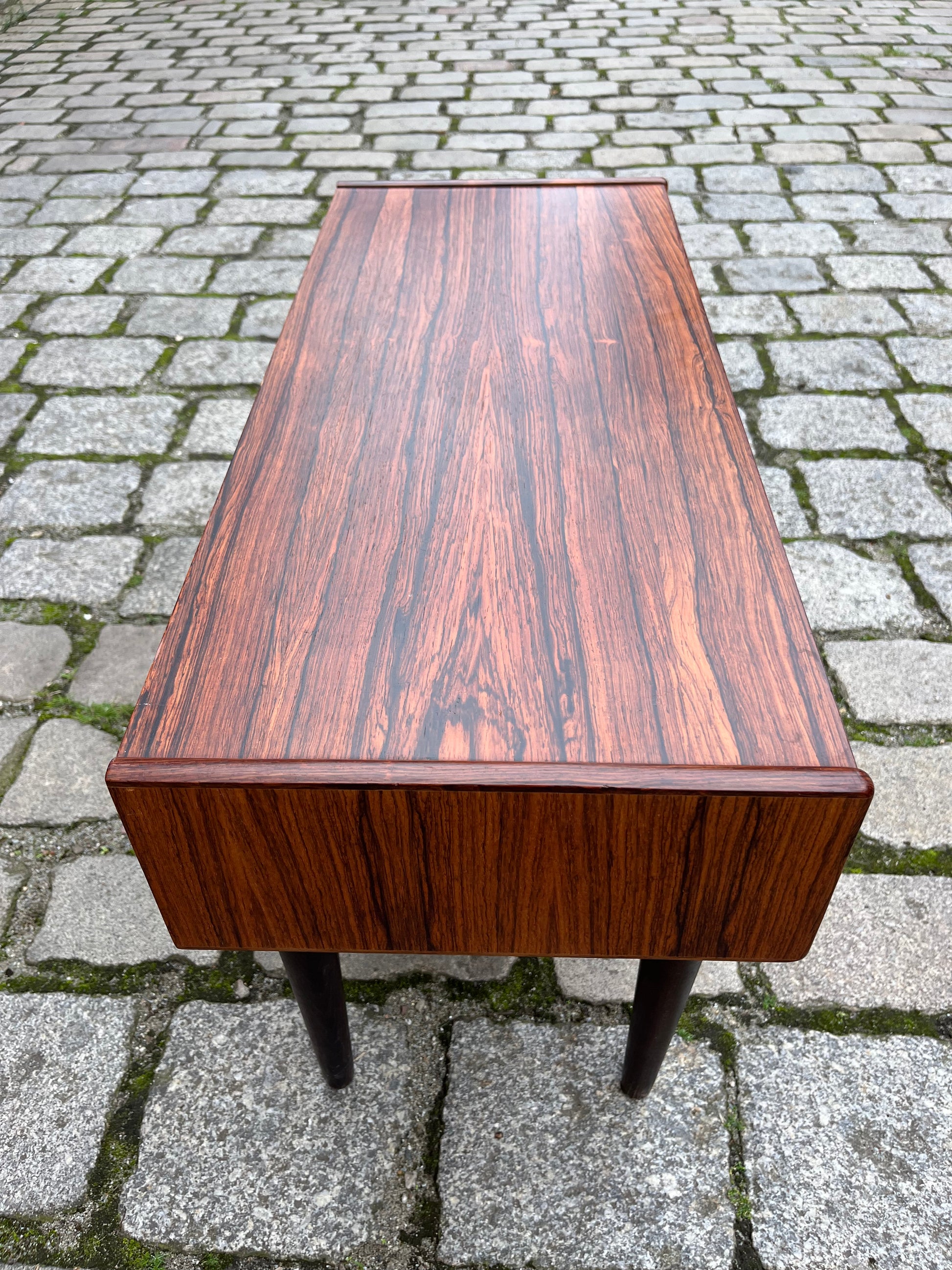 Lowboard Palisander mit Messinggriffen