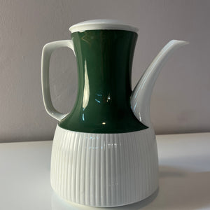 Kaffeekanne Modulation Secunda grün von Tapio Wirkkala für Rosenthal