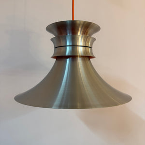Hängelampe silber orange aus Dänemark
