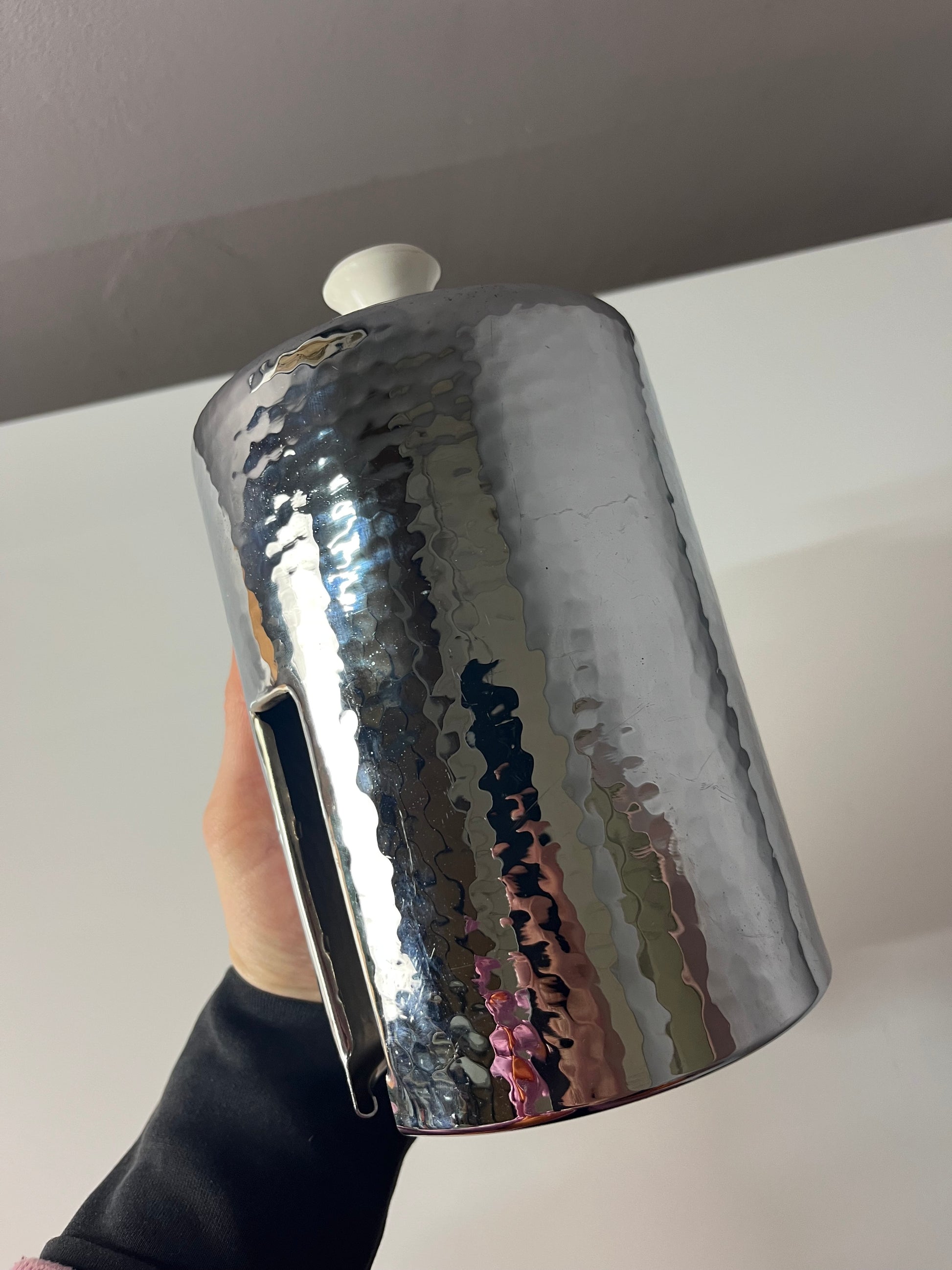 Kaffeekanne mit Warmhalter von J. Kronester Bavaria