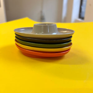 Set: 5x Eierbecher stapelbar Kunststoff 70er