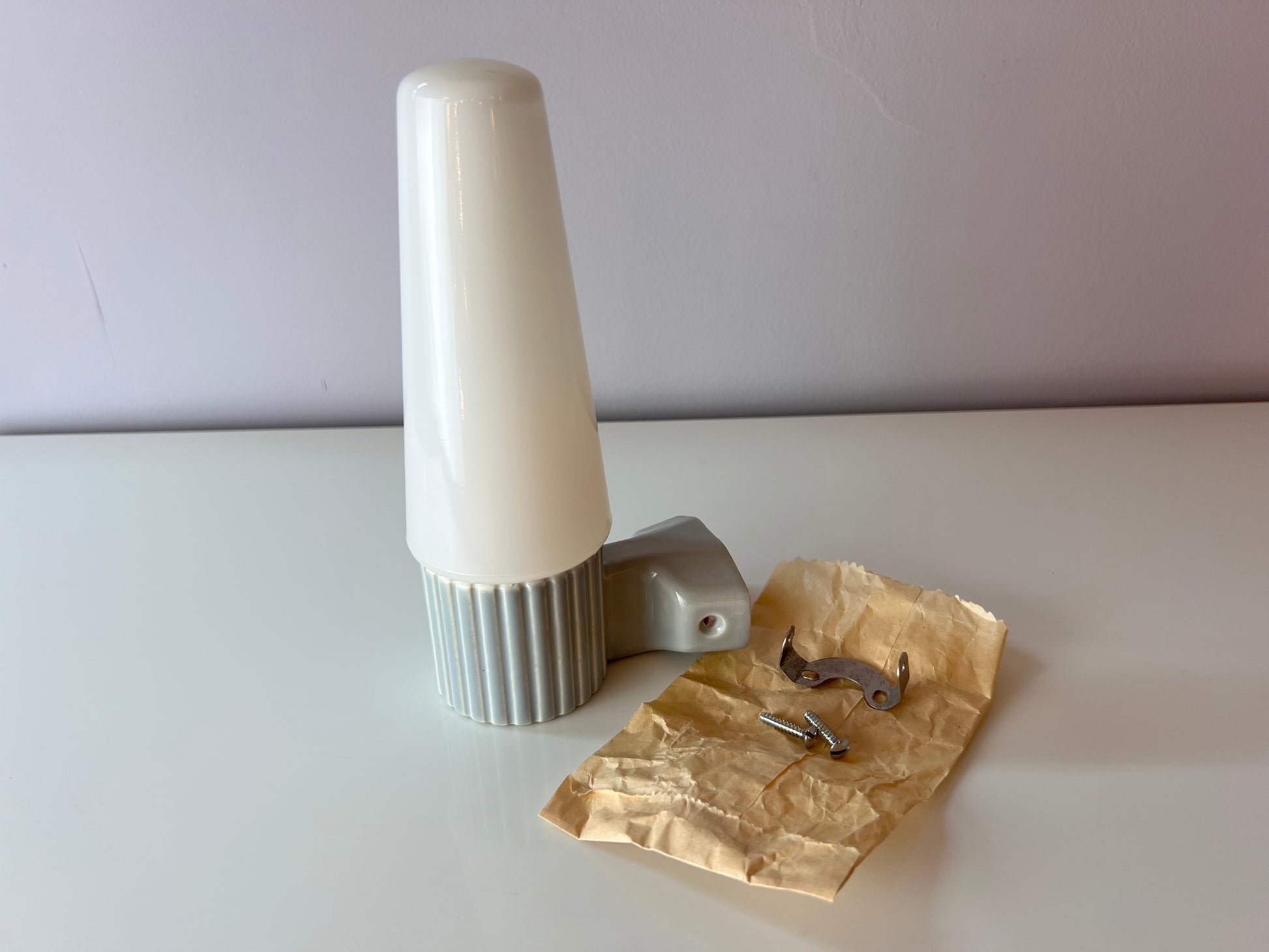 Wandlampe Modell 6020 grau Sigvard Bernadotte für Ifö