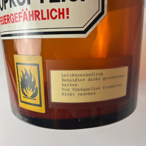 Apothekerglas Alcohol Isoprobylic braun